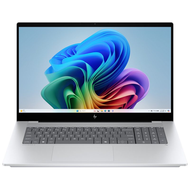 Notebook HP Omnibook 17-DD003DX Intel Core Ultra 7 256V Pantalla Touch Full HD 17.3" / 16GB de RAM / 512GB SSD / Win11Home - Plata (Inglés)