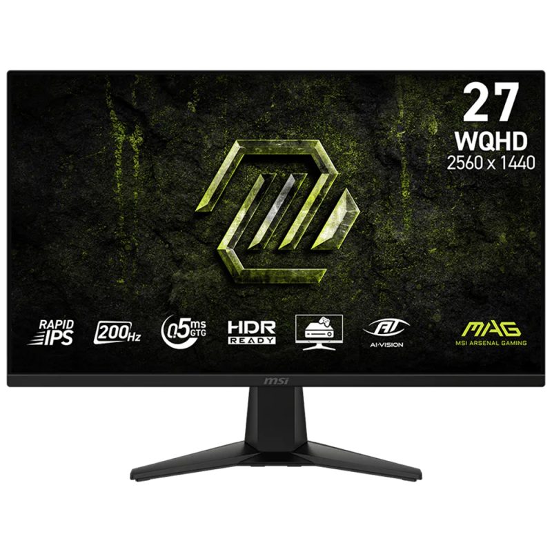 Monitor Gamer MSI Mag 275QF E20 27" WQHD IPS 200Hz / 0.5Ms - Negro